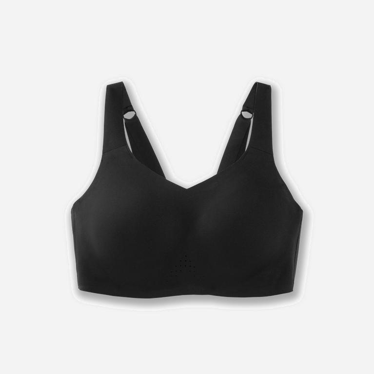 Brooks Dare Underwire Israel - Women's Running Bra - Black (39276-EGJZ)